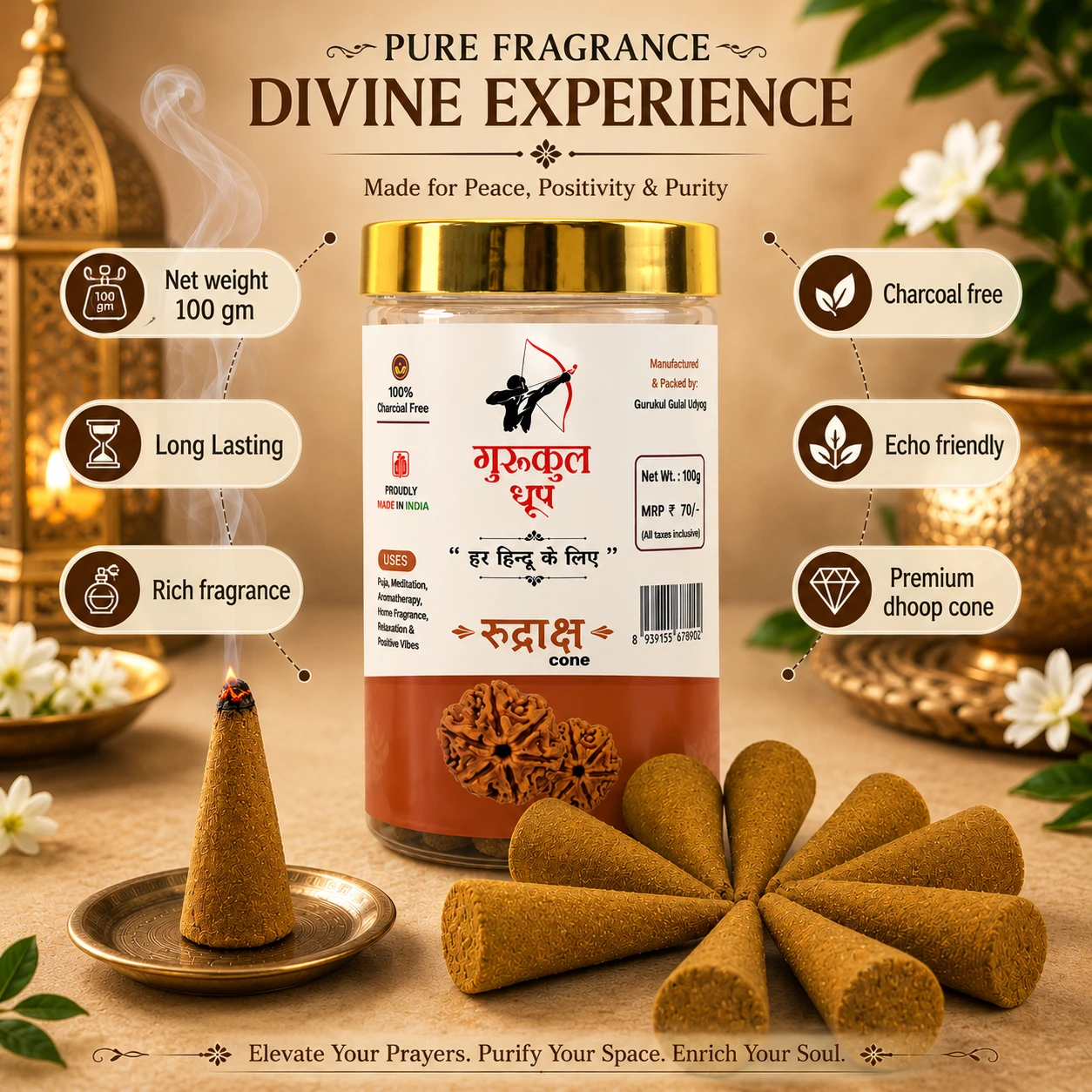Rudraksh Cone